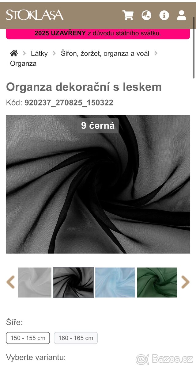 Svatební dekorace, květiny, organza - 9