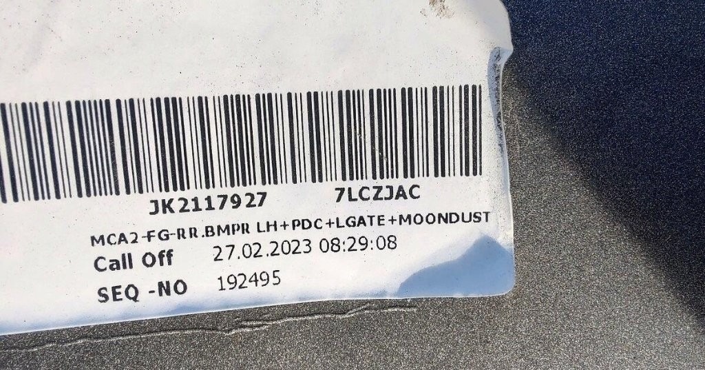 Ford Transit Custom 2012 - 2023 Lavy zadny naraznik - 9