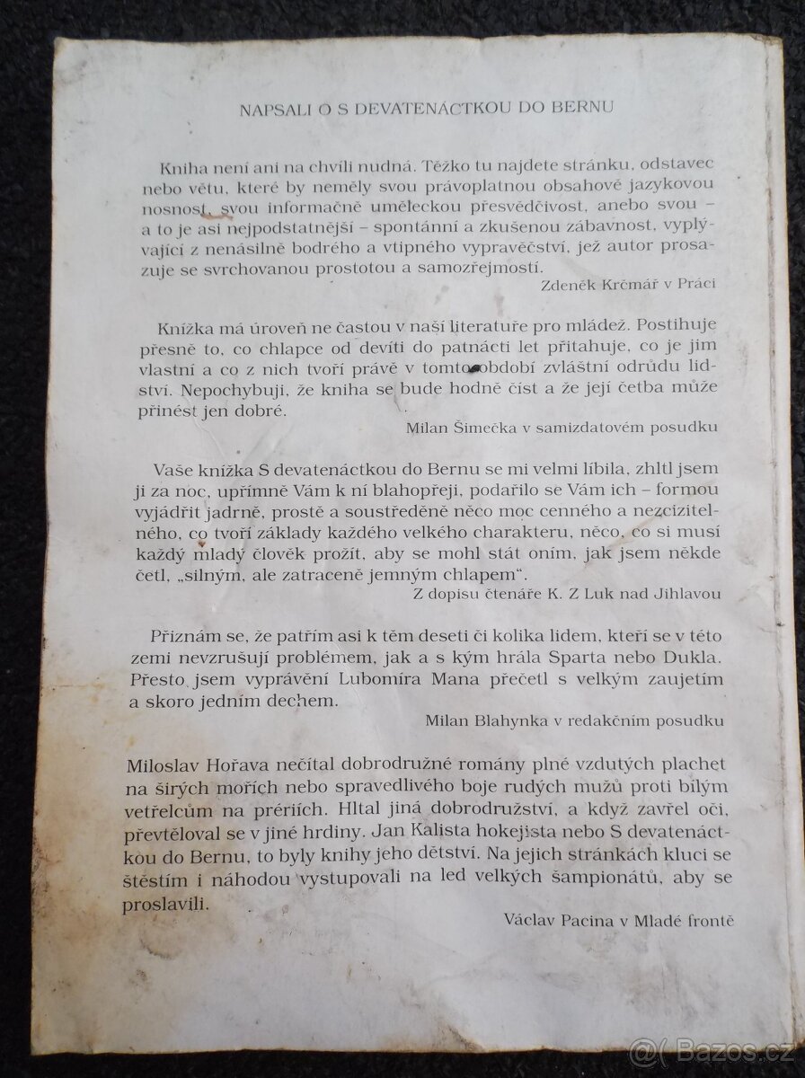 S devatenáctkou do Bernu - 9