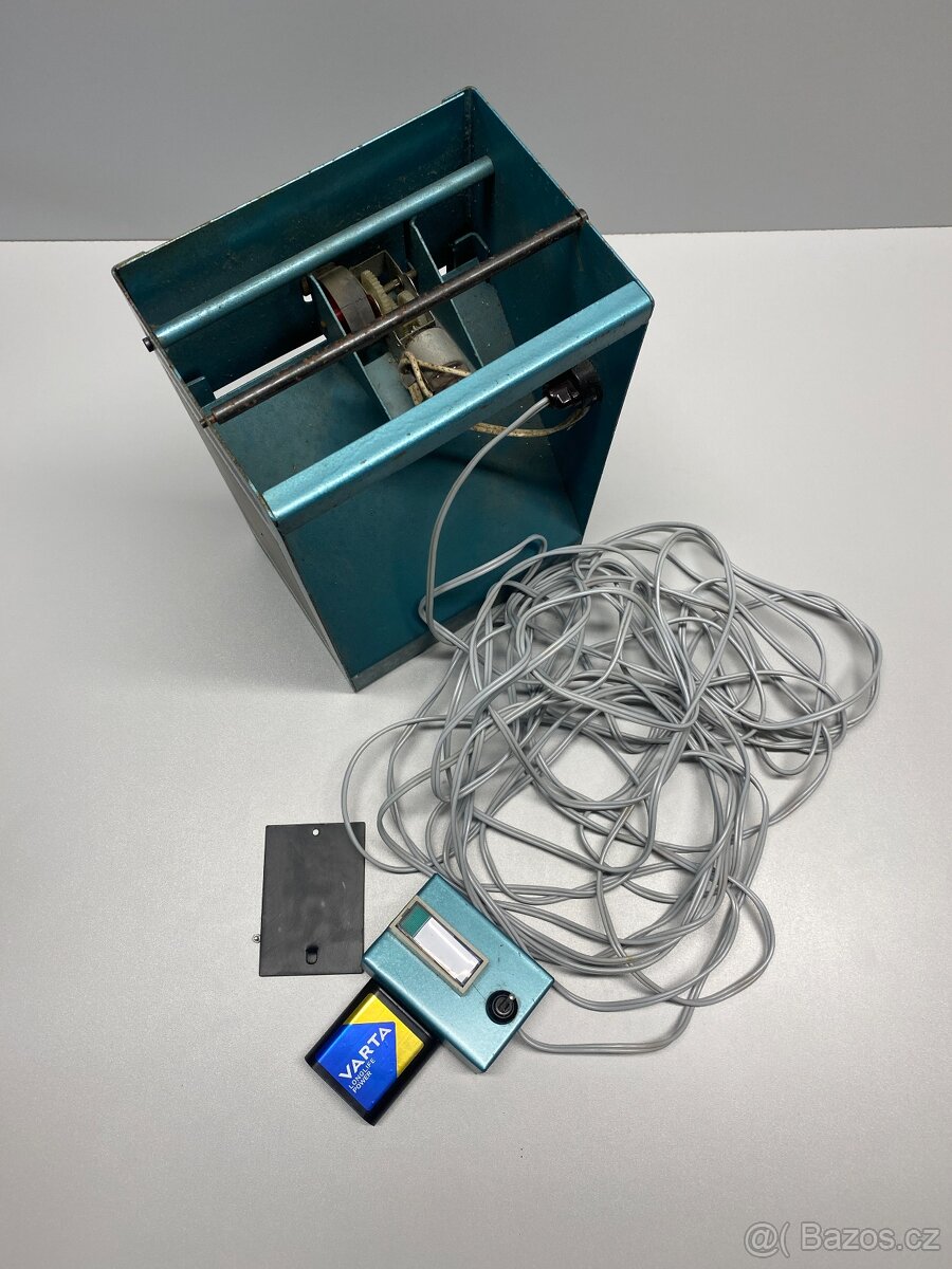 lapač broků elektrický starý střelecký terč stará vzduchovka - 9