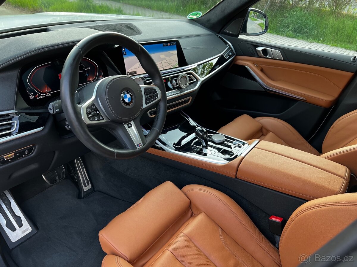 BMW X7 40d Mpaket, 2021, 7míst, H/K, tažné, nezávis. top. - 9