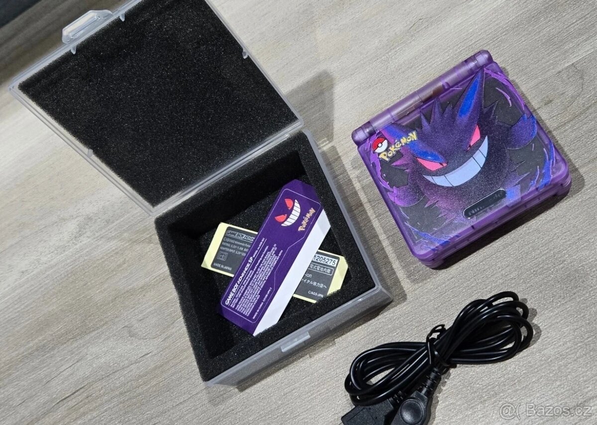Nintendo Gameboy Advance SP Gengar Pokémon Reshell - 9