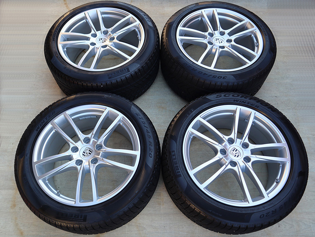 20" Alu kola = 5x130 = PORSCHE CAYENNE 9YA – ZIMNÍ + ČIDLA - 9