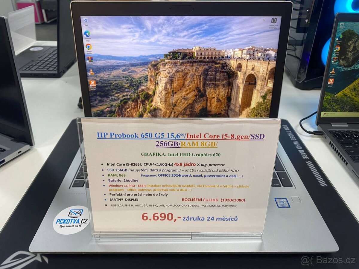HP Probook 650 G5 15,6“/Intel Core i5-8.gen/SSD 256GB/RAM 8G - 9