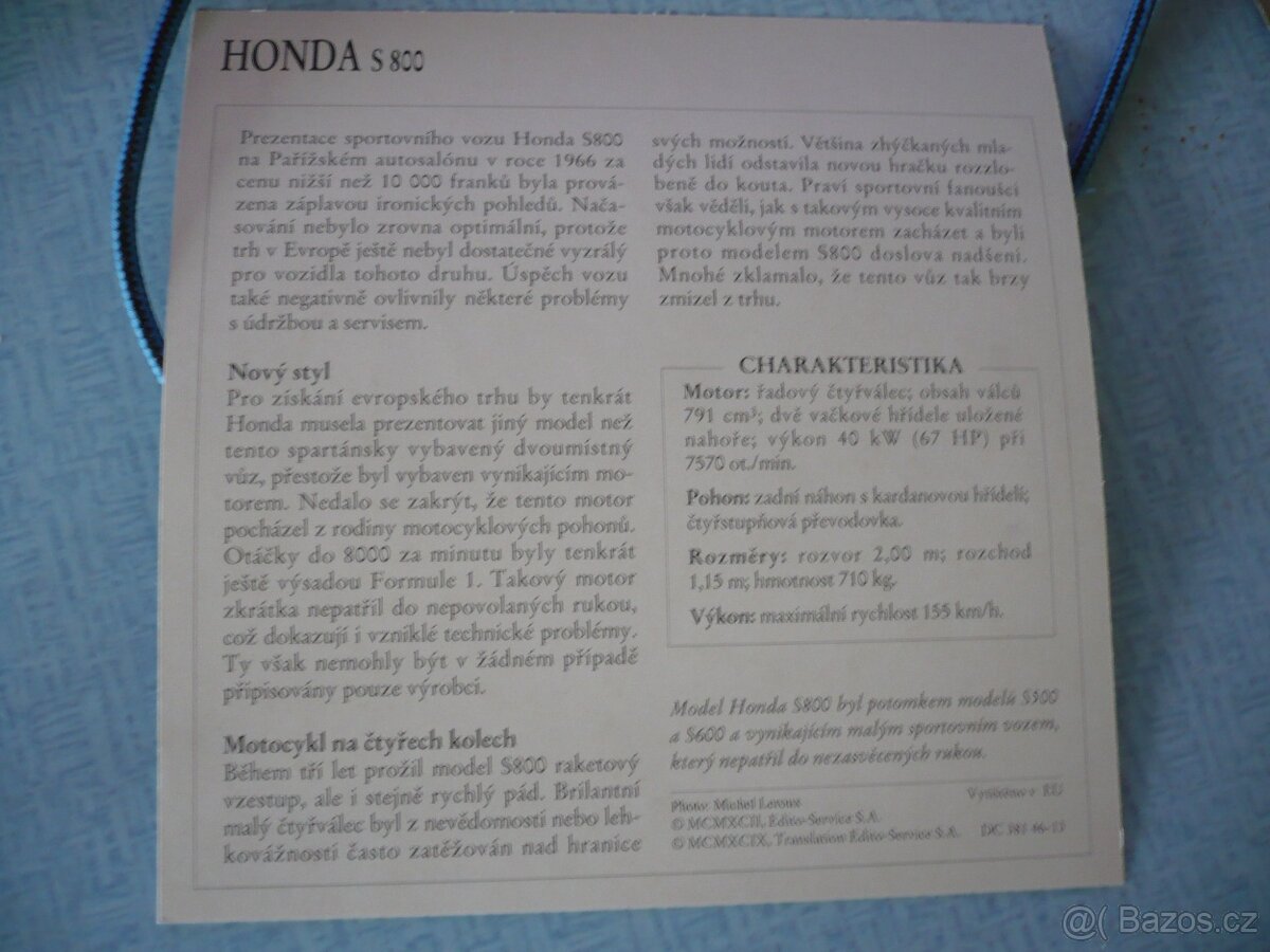 Sběratelské kartičky s automobily - 9