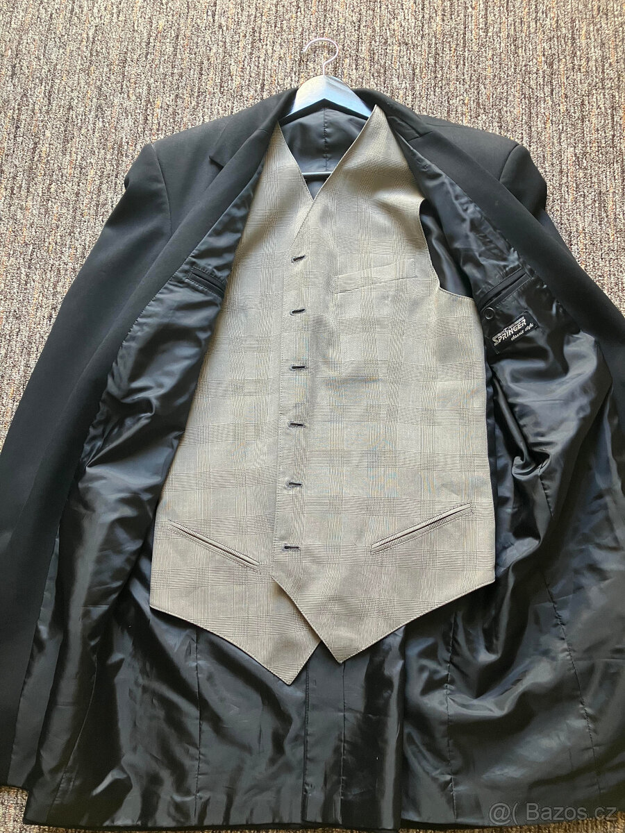 Pánský oblek šitý na míru pro dlouhána 207cm - 9