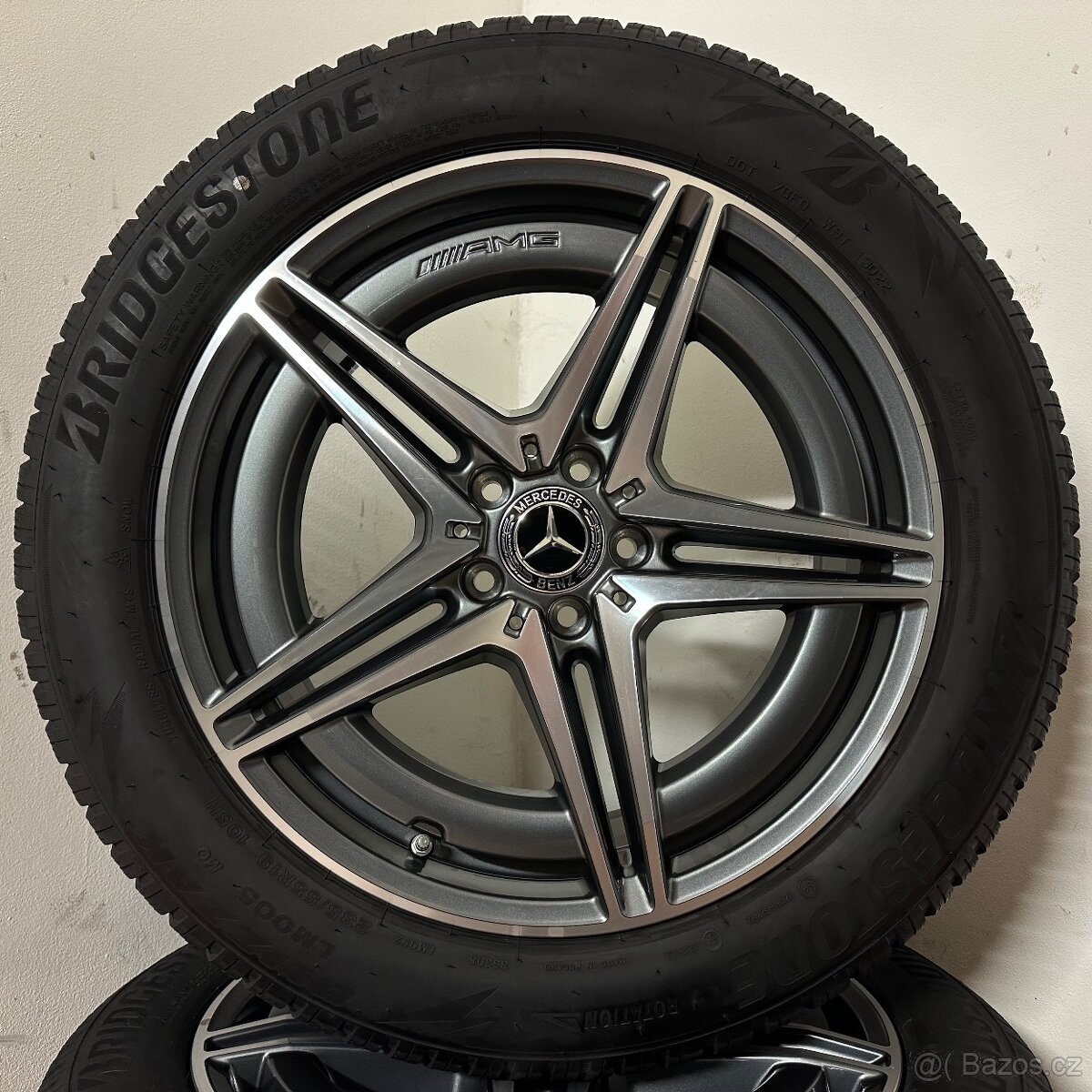 MERCEDES EQC AMG 5x112 R19 ET34+ZIMNÍ 235/55R19 7mm - 9