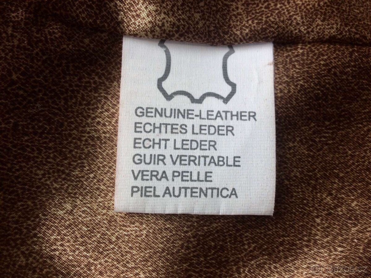 Dámská kožená bunda, vel.M. - 9