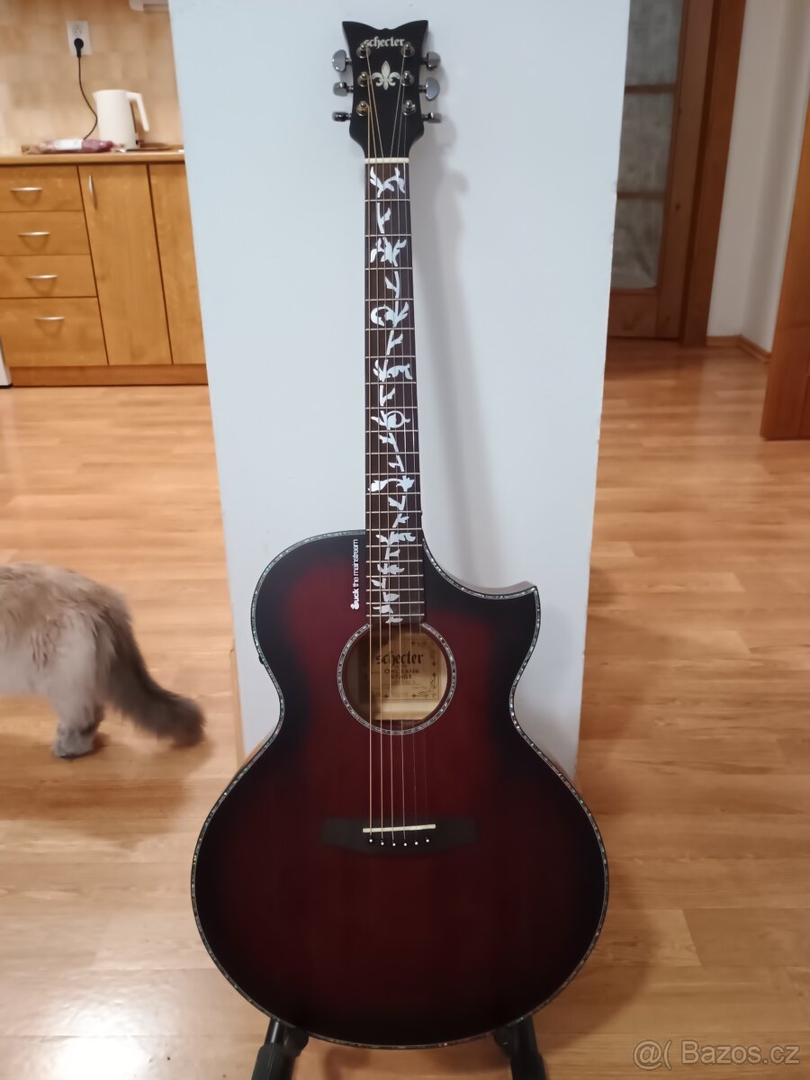 Prodám elektroakustickou kytaru Schecter Orleans Stage - 9