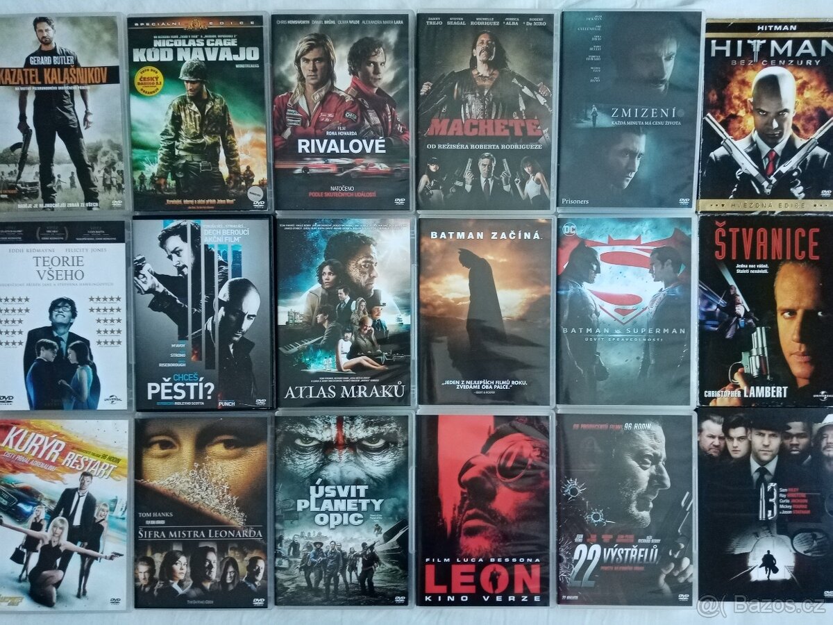 180 DVD chlapských akčních filmů od 66 Kc - 9