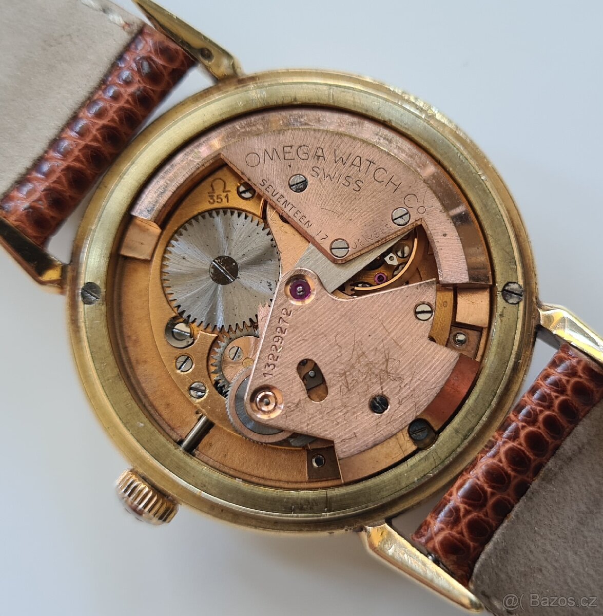 Omega Seamaster Automatic 14K zlaté pánské náramkové hodinky - 9