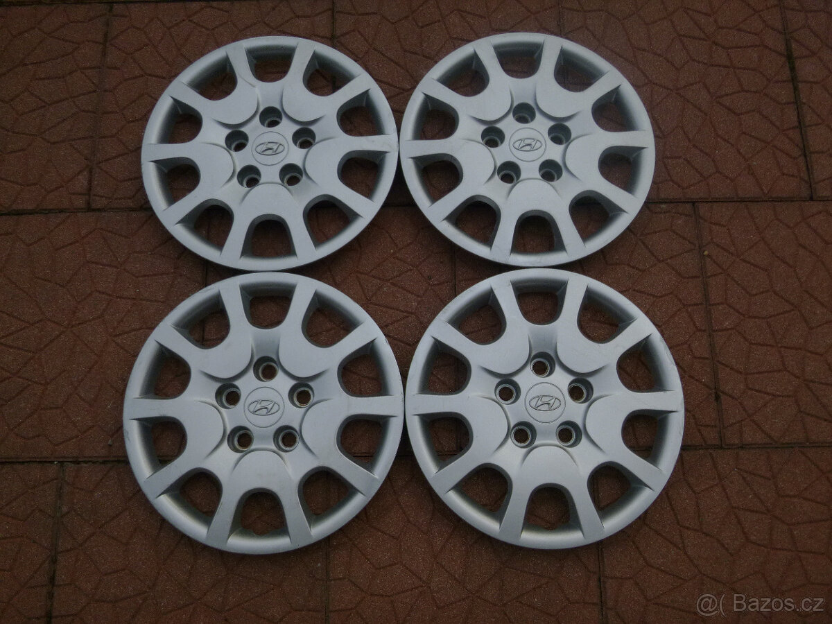 Plechové disky orig Kia Hyundai 5x114,3 6Jx15 ET46 - poklice - 9