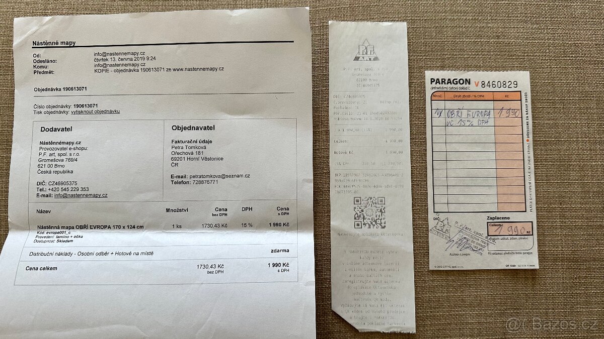 Politická nástěnná mapa OBŘÍ EVROPA 170 x 124 cm - 9