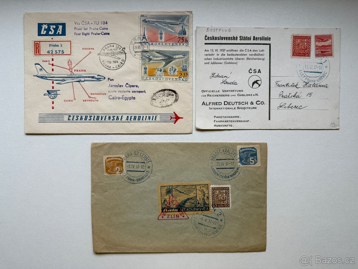 Poštovní známky - letecká pošta - 9