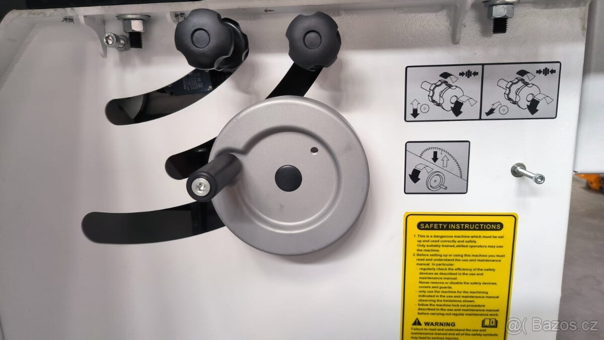 Formátovací pila SICAR SEGA 350 s předřezem a stolem 3,2 m - 9