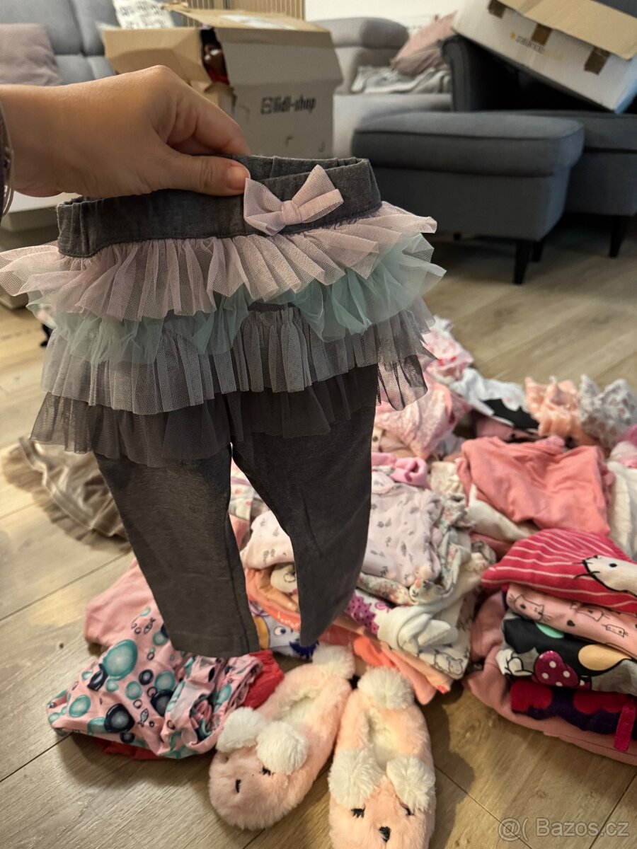 Balík věcí pro holčičku vel 74-86 - 9