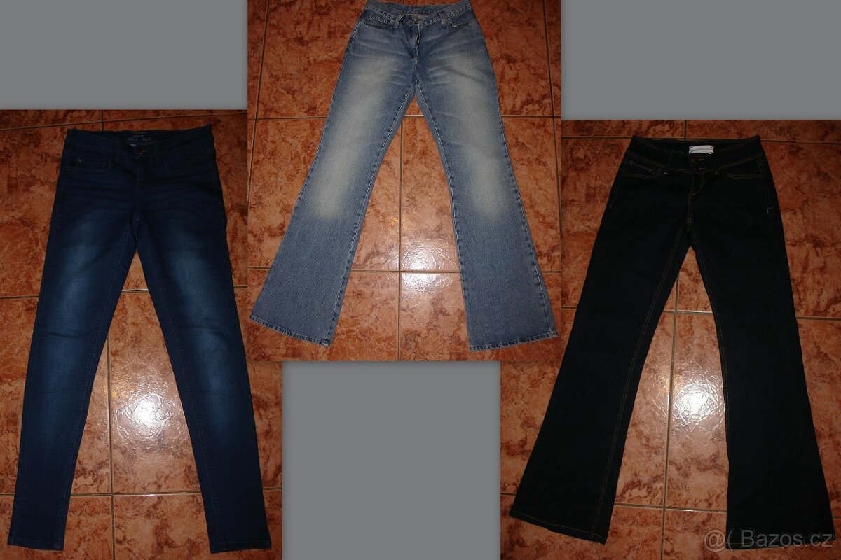 ++ 13x dívčí kalhoty a tepláky vel.158-164 - levně prodám ++ - 9