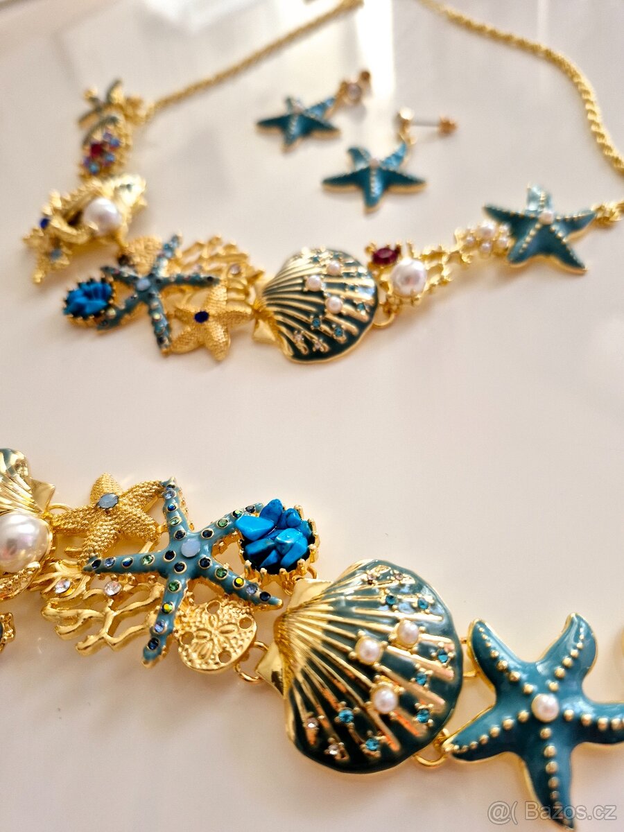 Nový set náramek, náhrdelník, náušnice. - 9