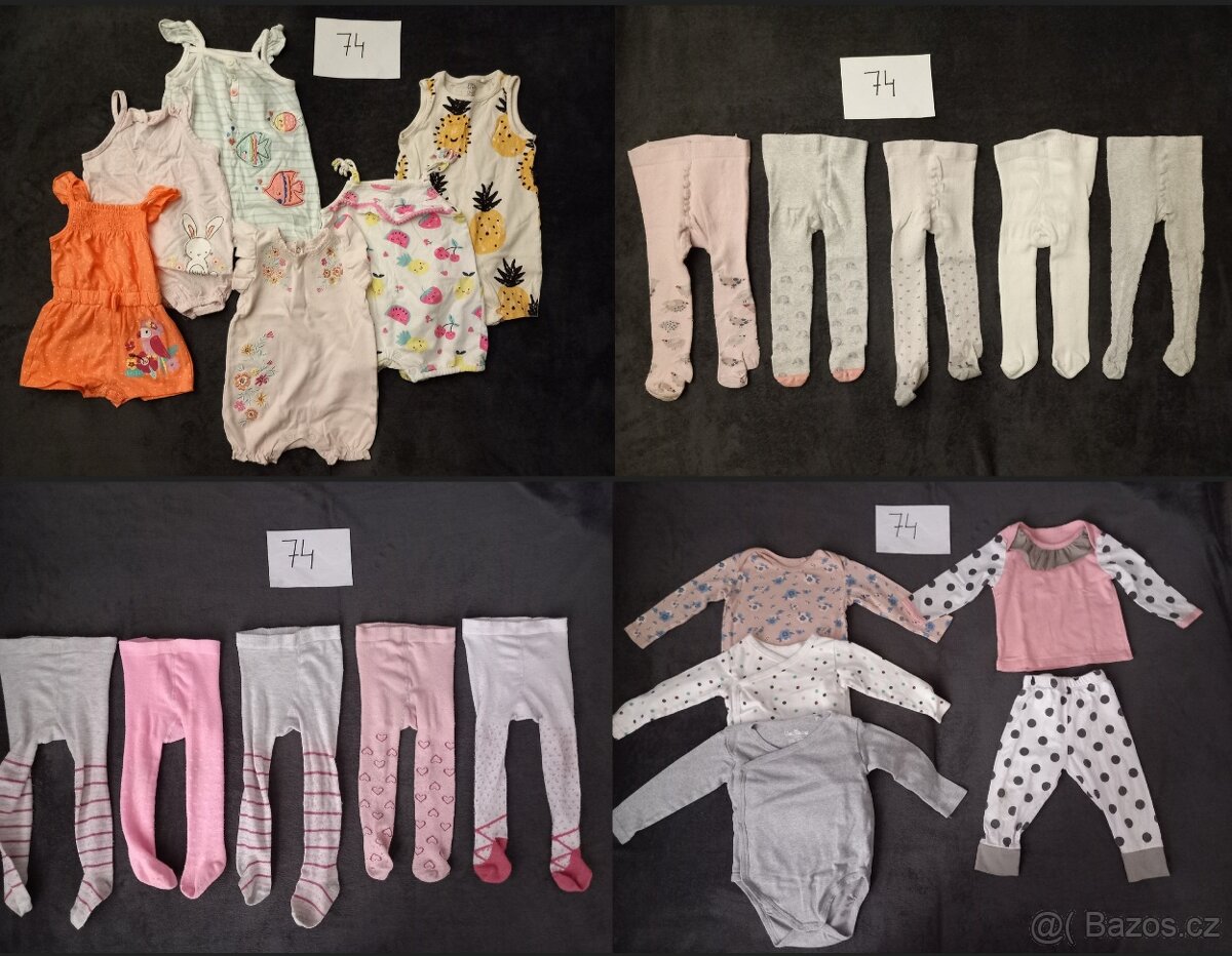 Mix oblečení pro miminko 50 - 80 - 9