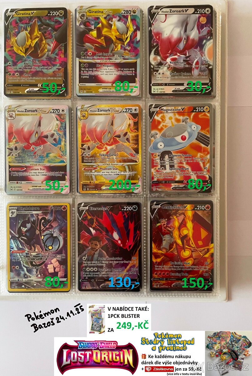 KUSOVÉ KARTY TCG POKÉMON (ORIGINÁL KARTY) (2) - 9