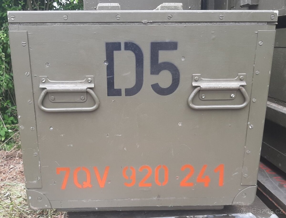 Prodám vojenské dřevěné bedny - 9