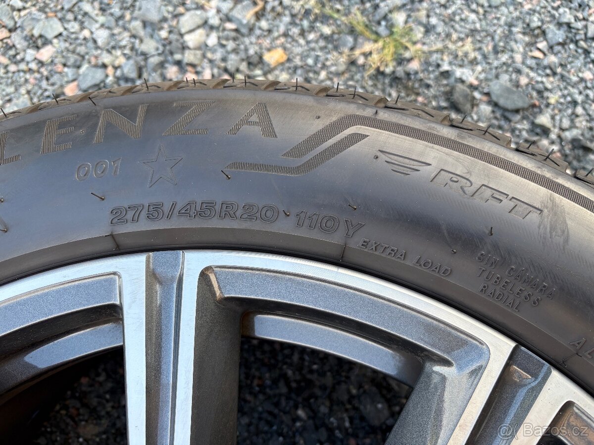 R20 LETNÍ SADA M-PAKET BMW X5 G05 BRIDGESTONE ZÁNOVNÍ PNEU - 9