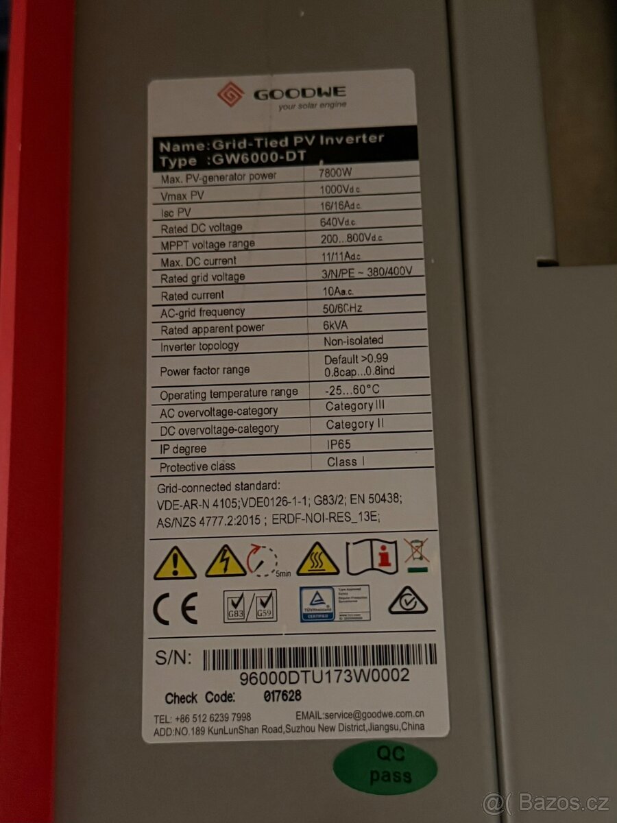 Solární elektrárna bez panelů – výkon 4,2 kW – 1fázová - 9