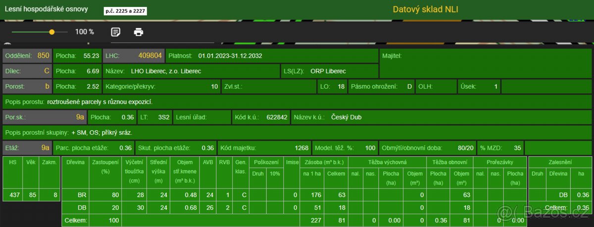 Prodám pozemky v katastrálním území Český Dub - 9