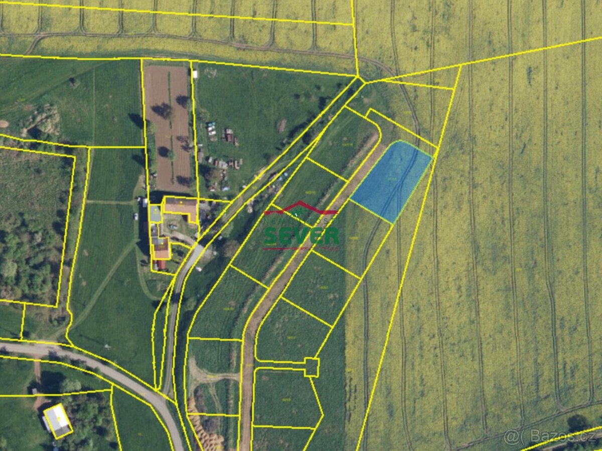 Prodej, pozemek, OV, Řehlovice, Habří - 9