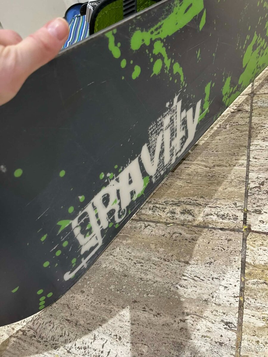 Snowboard Gravity 160 cm komplet - 9