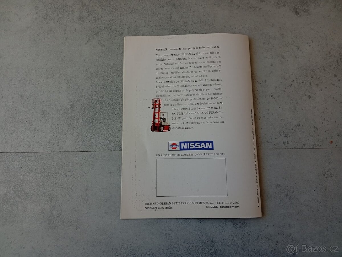 Nissan Vanette - prospekty - doprava v ceně - 9