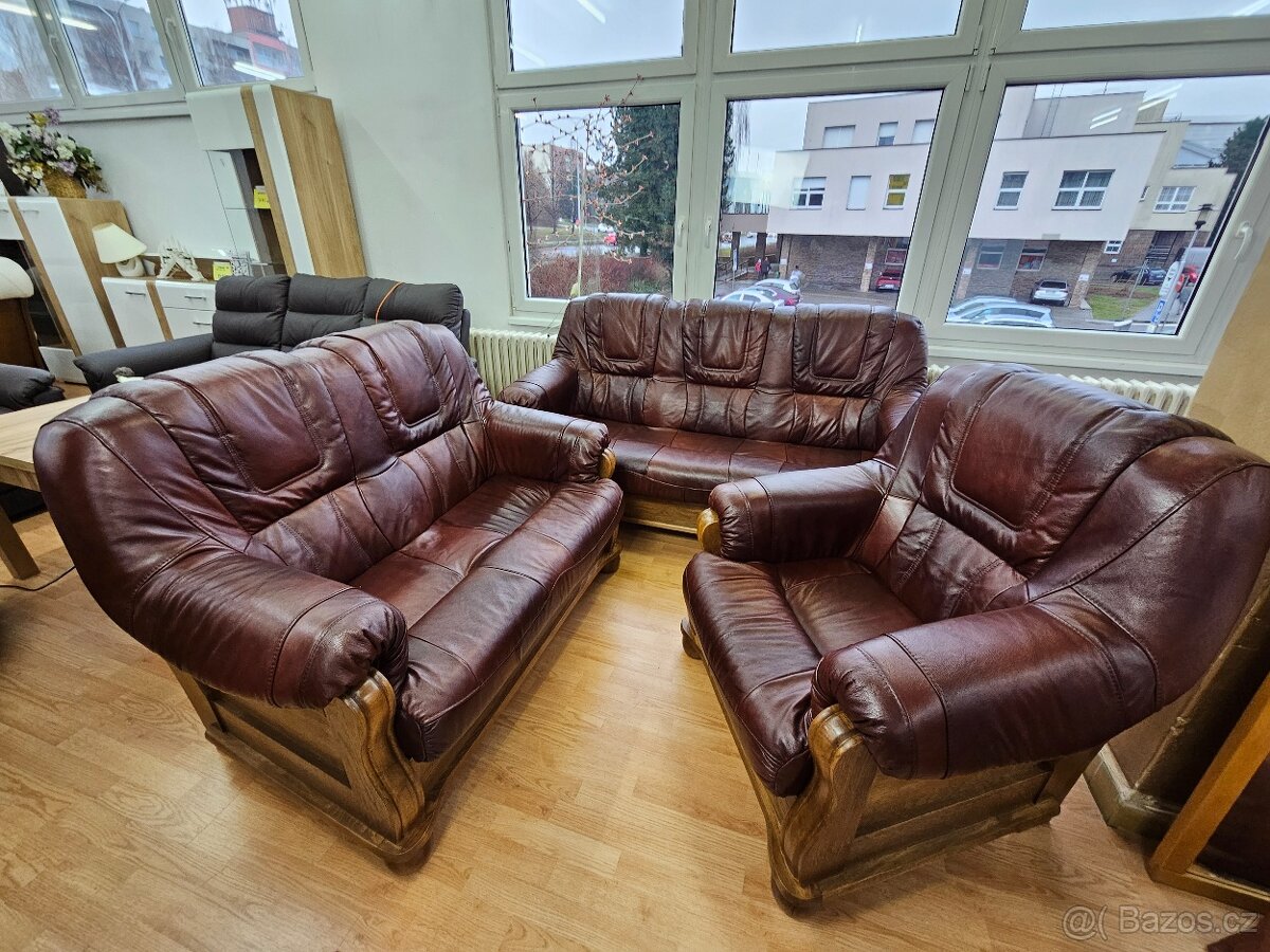 Kožená sedací souprava Romeo 3+2+1 - 9