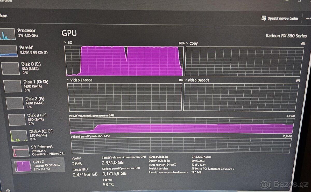 Sapphire RX 580 Nitro+ 4gb - 9