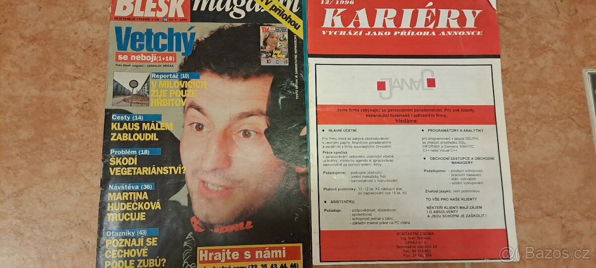 Mladý svět, Dikobraz, Stadión, Story, Ring, Tina,Svět motorů - 9