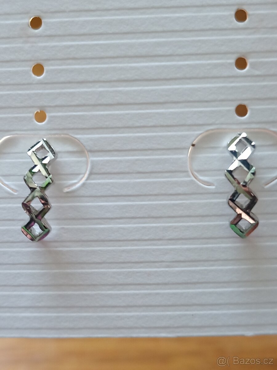 Stříbrné náušnice - 9