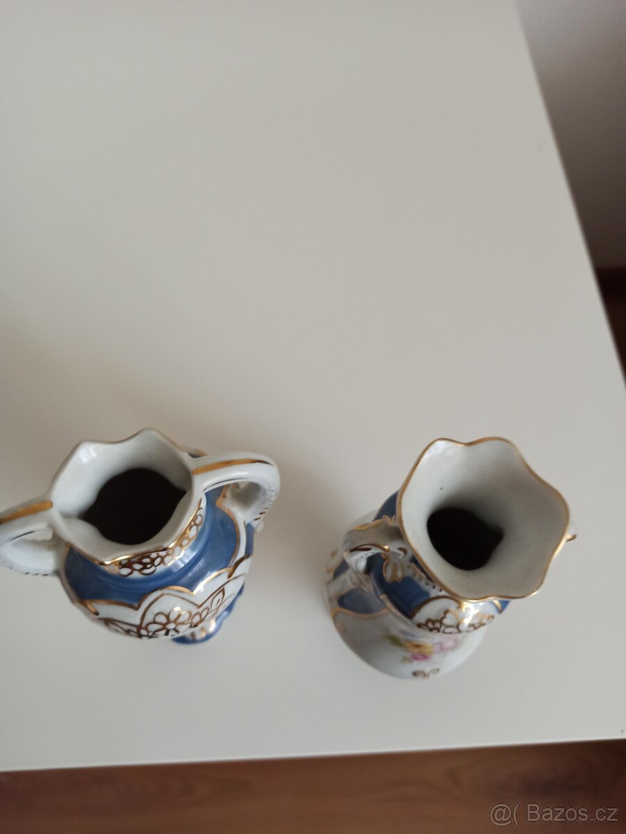 Vintage amfory/svícny Royal Dux Bohemia - 9