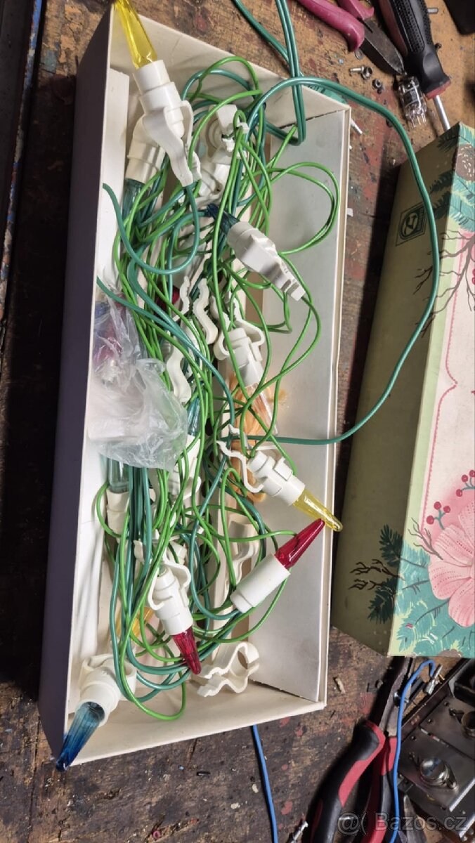 Retro vánoční světýlka - 9