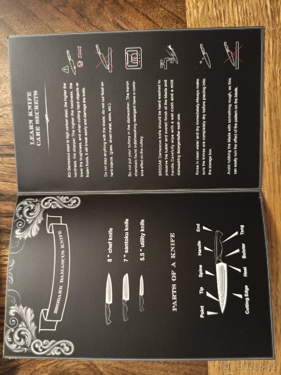 Damaškové kuchyňské nože - 9