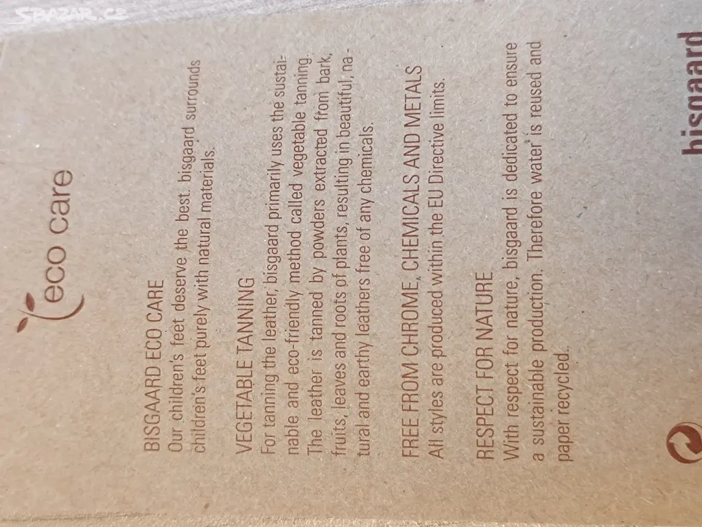 Nové dětské kožené boty Bisgaard ,vel.31 - 9