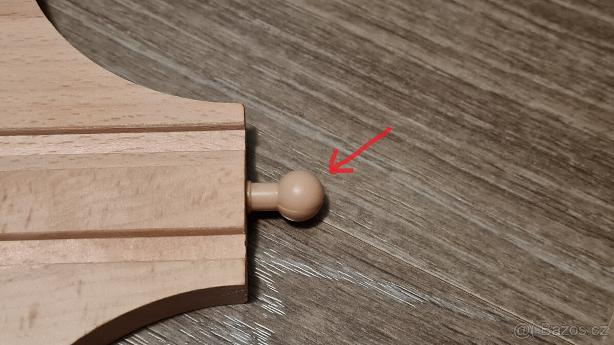 Vláčkodráha Brio Ikea Lidl koleje - spojka - 9