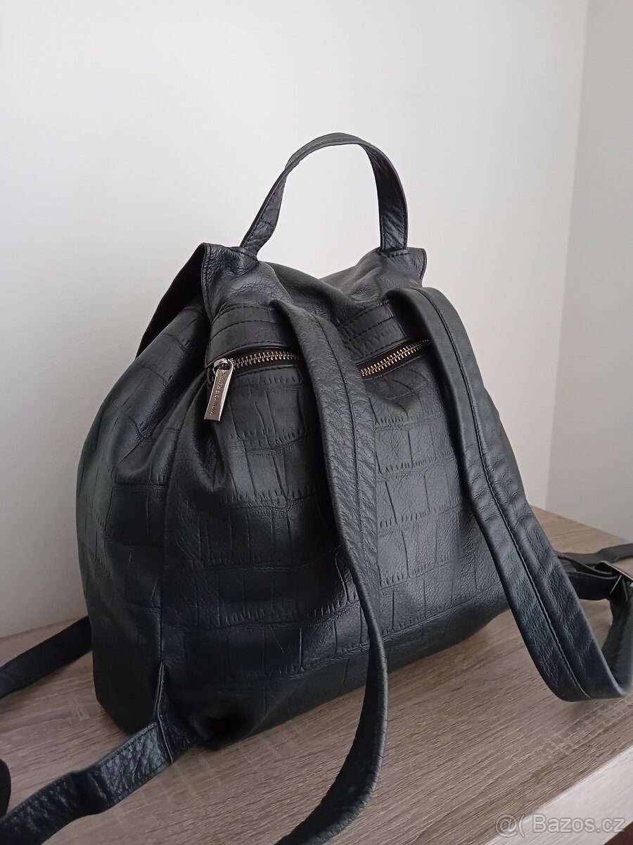 Smith & Canova dámský městský batoh kožený - 9
