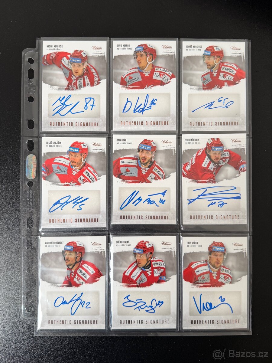 Hokejové karty Hc Oceláři Třinec - 9