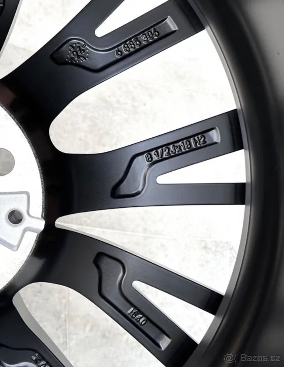 Nová kola originál BMW 3 R18 5x112 dvourozmer - 9