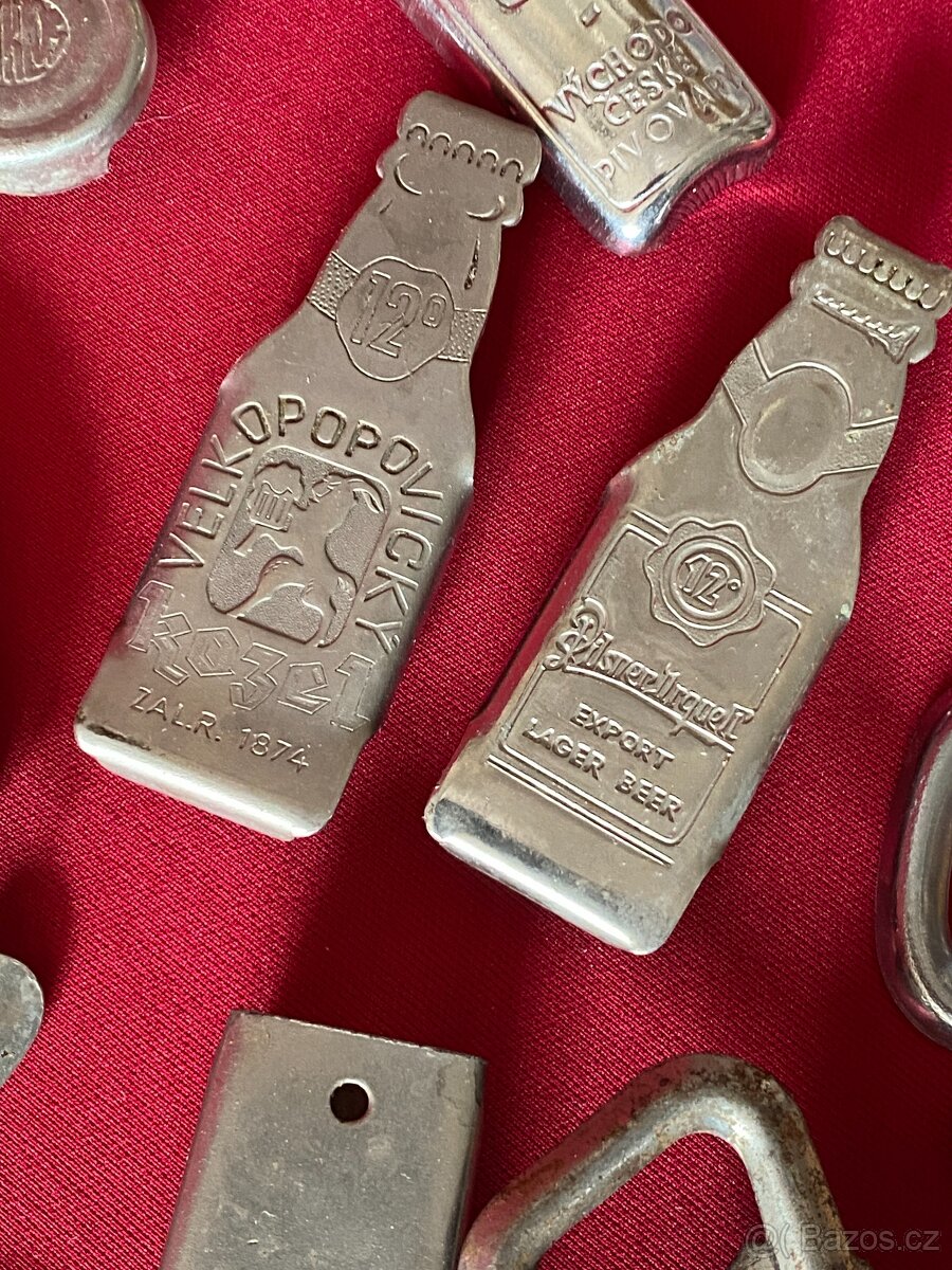 pivní tácek starý pivní tácek otvírák na pivo pivní láhev - 9