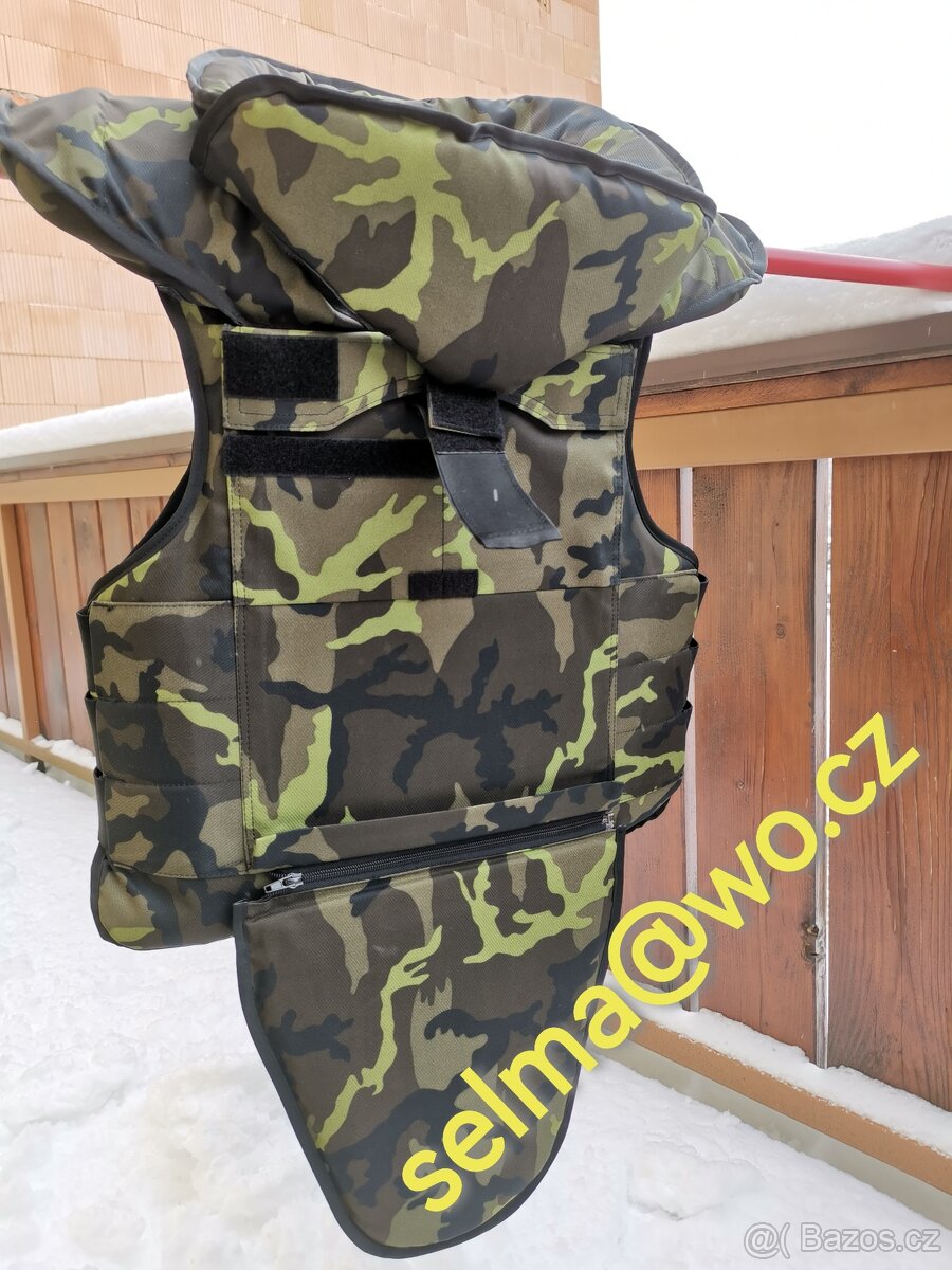 přilba vesta balistická neprůstřelná ačr vojenská vz95 - 9