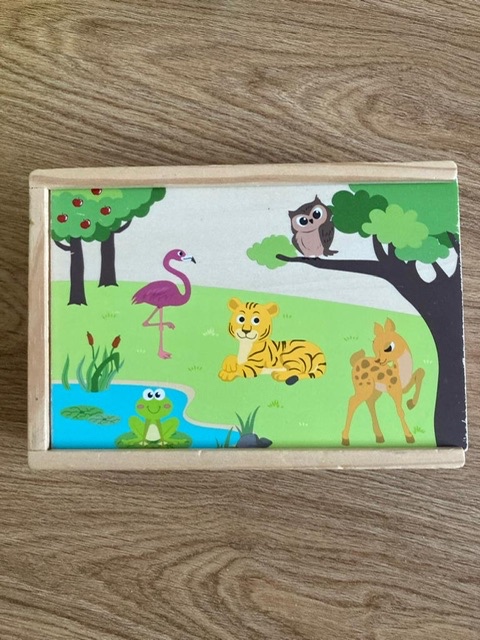 Dětské hračky, puzzle, dřevěné, stavebnice, vláček - 9