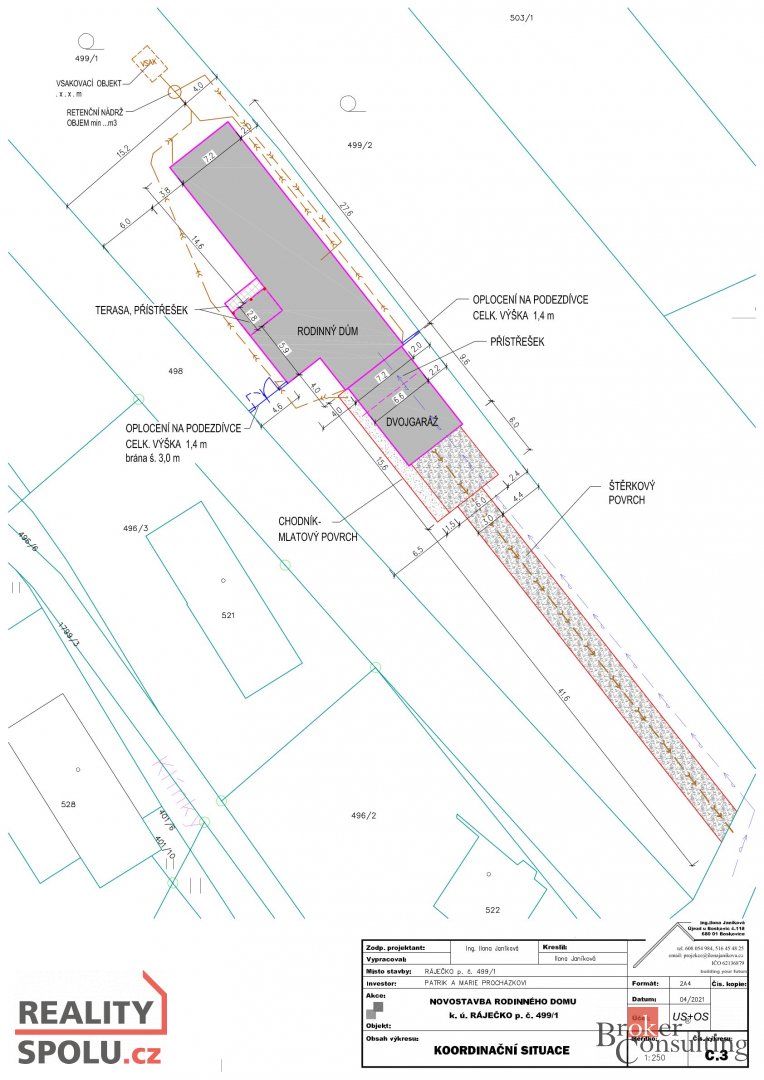 Prodej, pozemky/bydlení, 2214 m2, 67902 Ráječko, Blansko [ID - 9