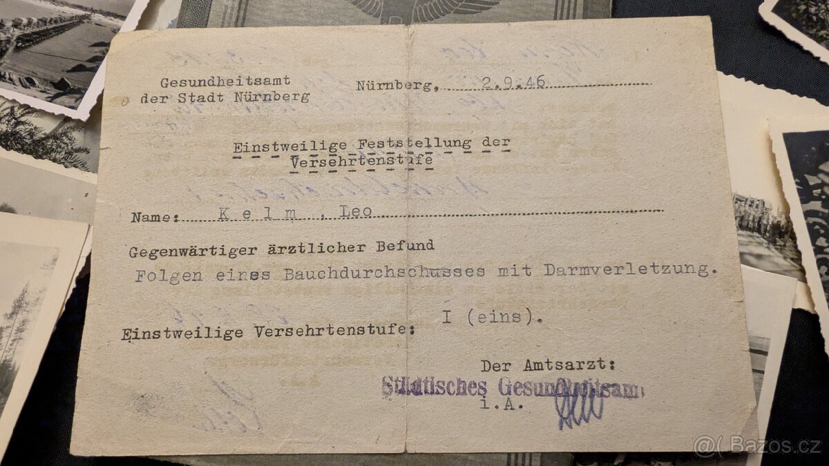 Pozůstalost vojáka Wehrmachtu - Leningrad, železný kříž - 9