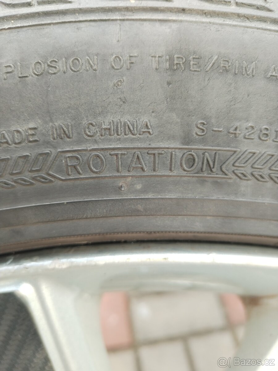alu kola ford 5x108 r17 +pneu - 9