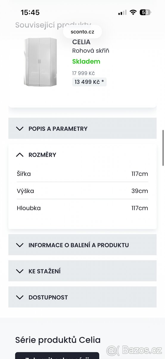 Rohová skříň s nástavcem - 9